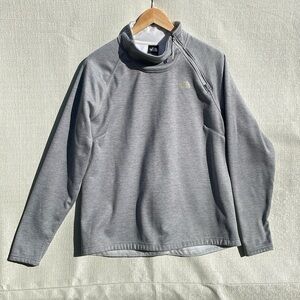 The North Face Women’s Canyonlands 1/4 Zip Fleece Top Gray Size XL